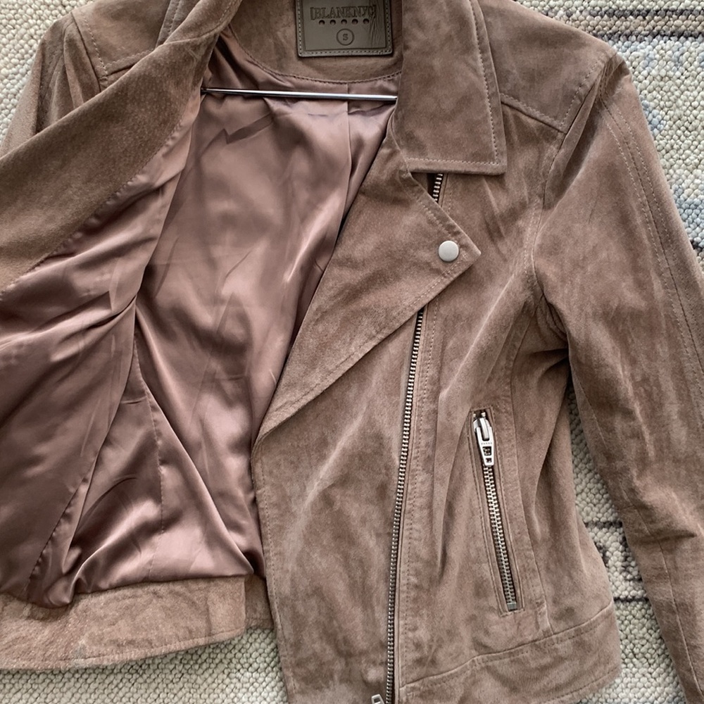 BlankNYC Suede Jacket, midnight toker - Picture 5 of 9